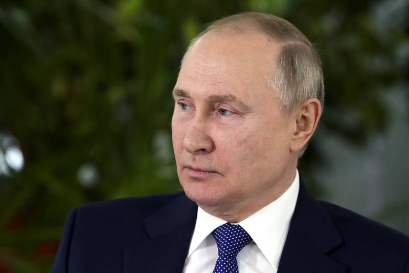 Russian President Vladimir Putin. Sputnik / AP