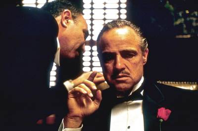 Marlon Brando in The Godfather. Courtesy Paramount Pictures