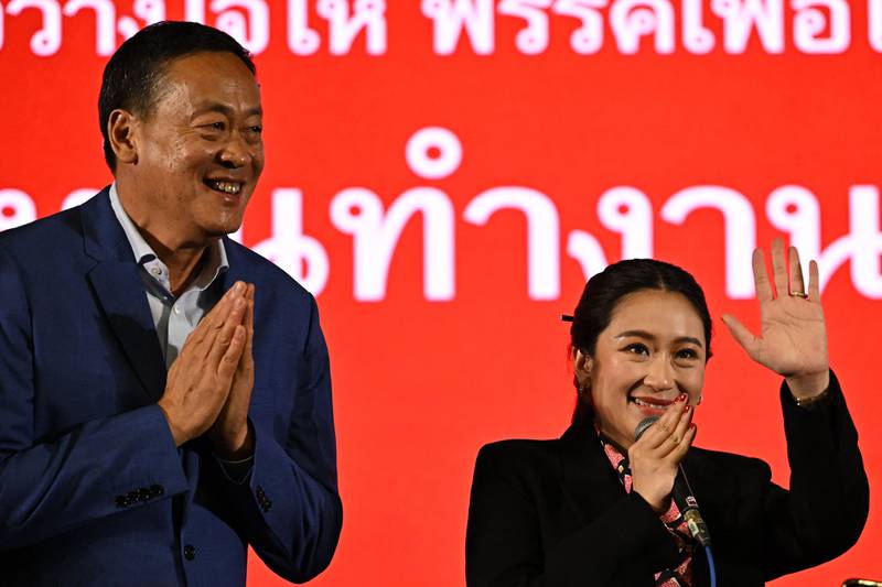 Thailand election 2023 Opposition Pheu Thai Party takes early lead in