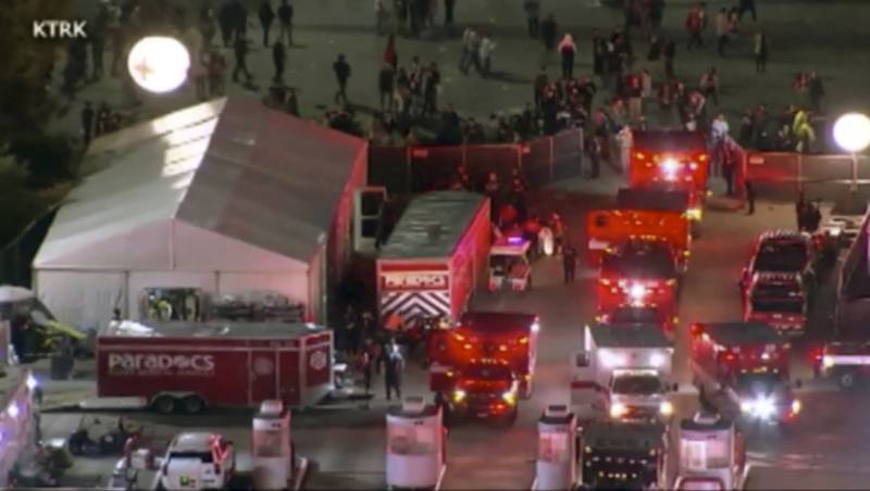 At least eight people died and many others were injured in what officials described as a surge of the crowd at the music festival while its organiser, the rapper Travis Scott, was performing. AP