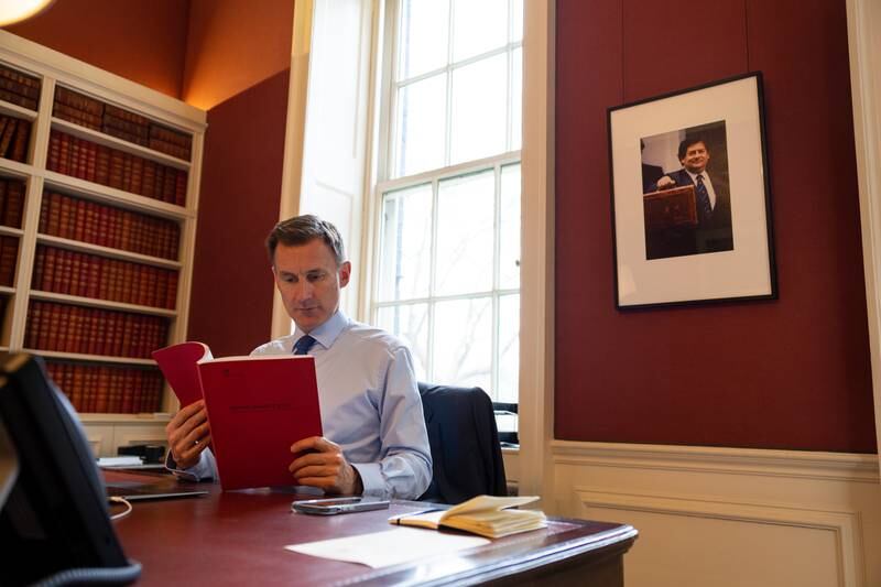 Mr Hunt will set out his tax and spending plans for the years ahead. Photo: HM Treasury