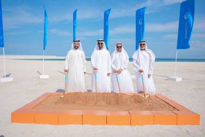 Danah Bay on Al Marjan Island will have 209 villas and 128 apartments, Dubai Investments said on Thursday. Photo: Dubai Investments