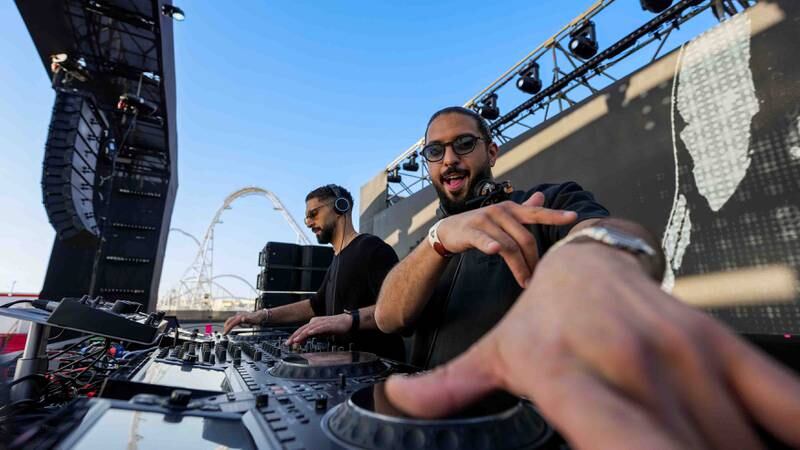 Saudi Arabia's DJ Dish Dash on the Resistance Stage at Ultra Abu Dhabi