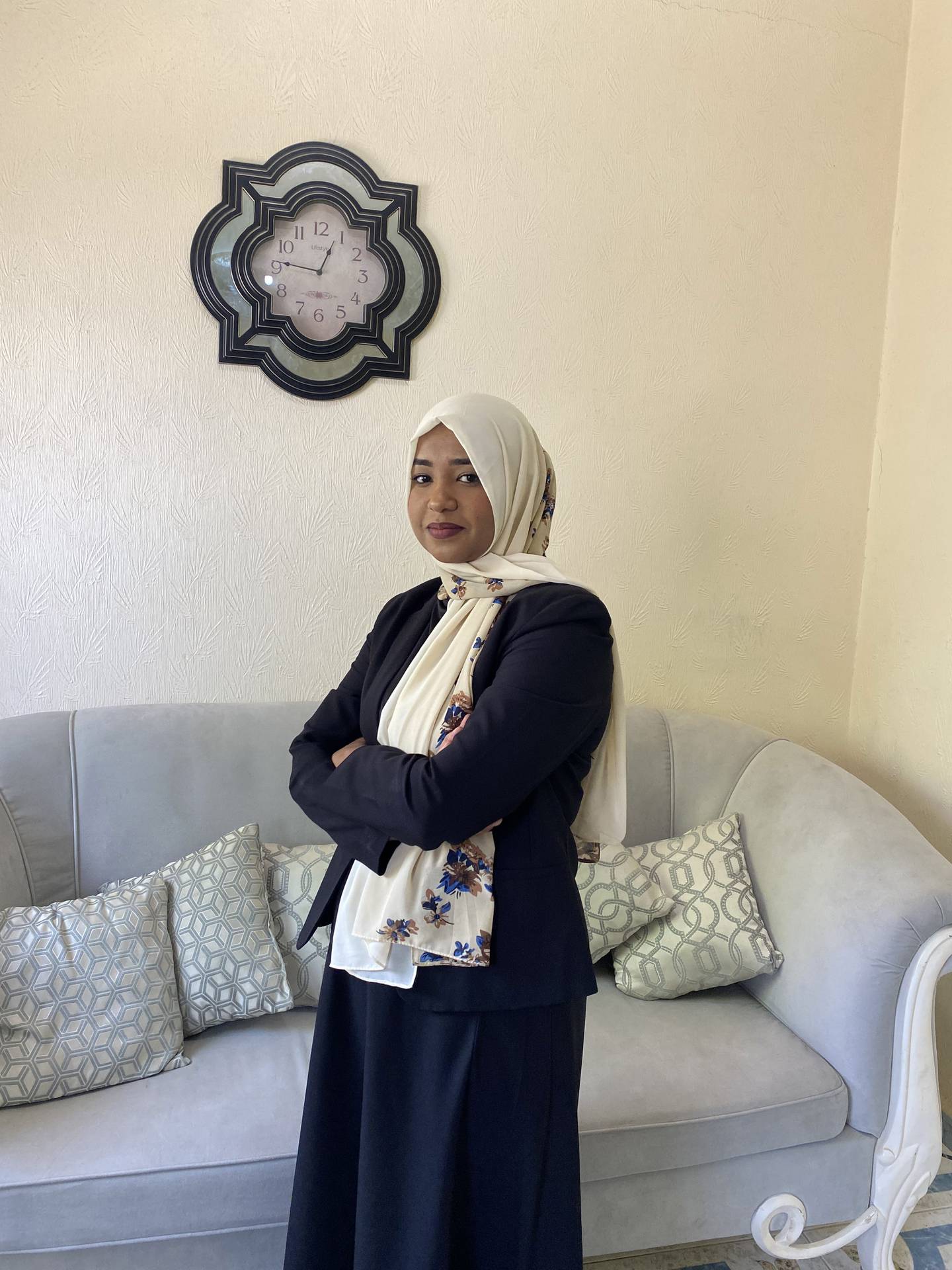 Suha Graal, 36, a Sudanese entrepreneur and academic researcher living in Al Ain, was awarded the UAE golden visa after nominating herself.Photo: Suha Graal