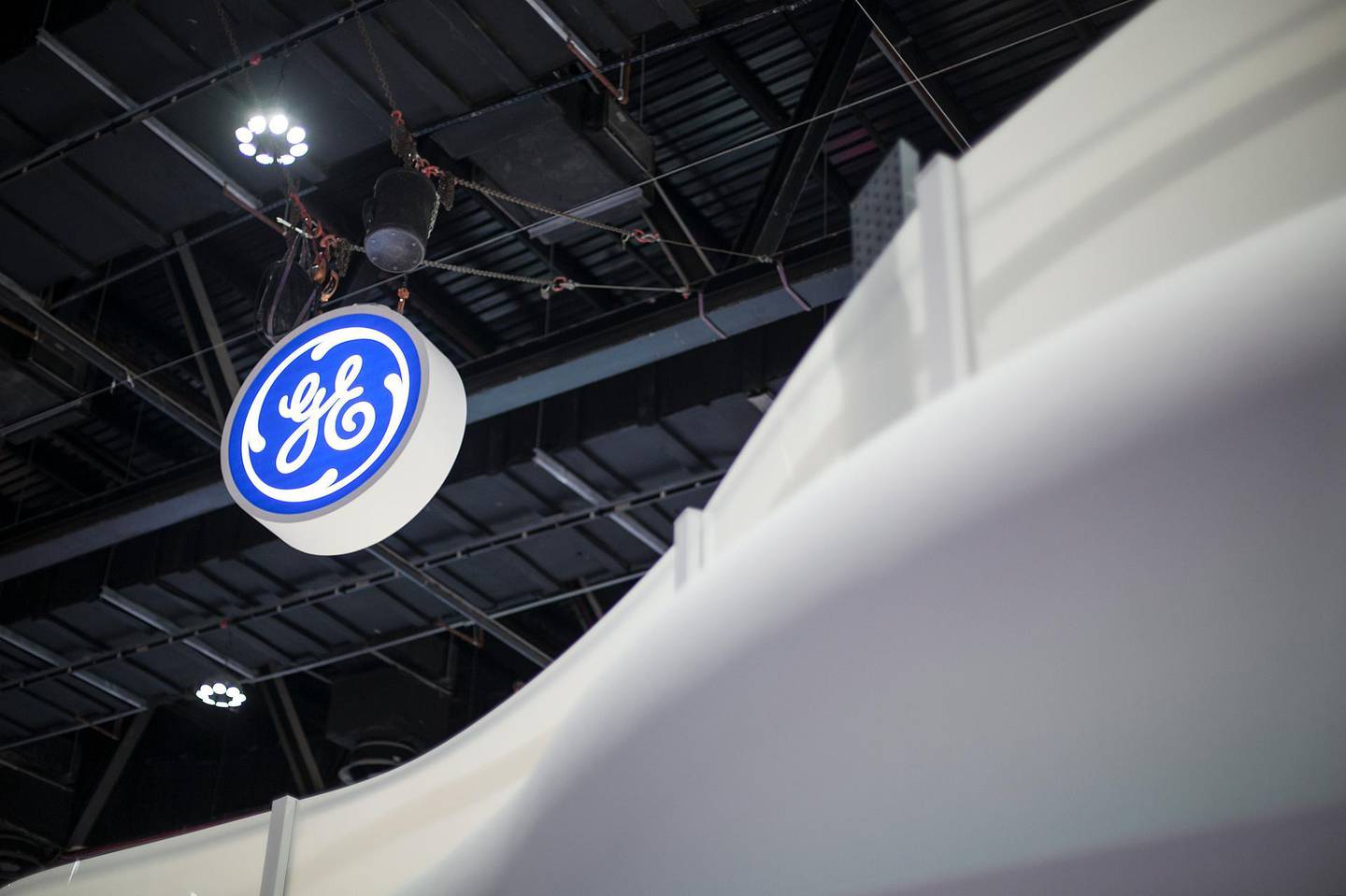 Abu Dhabi, United Arab Emirates. November 7, 2016///

GE, General Electric oil and gas's logo. ADIPEC, Day 1. Abu Dhabi, United Arab Emirates. Mona Al Marzooqi/ The National 

ID: 56905
Reporter: LeAnne, Tony, and Dalia 
Section: Business 
 *** Local Caption ***  161107-MM-ADIPECday1-071.JPG