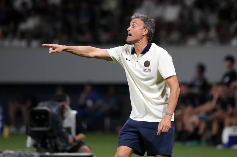 Luis Enrique took charge as PSG manager this summer. Getty