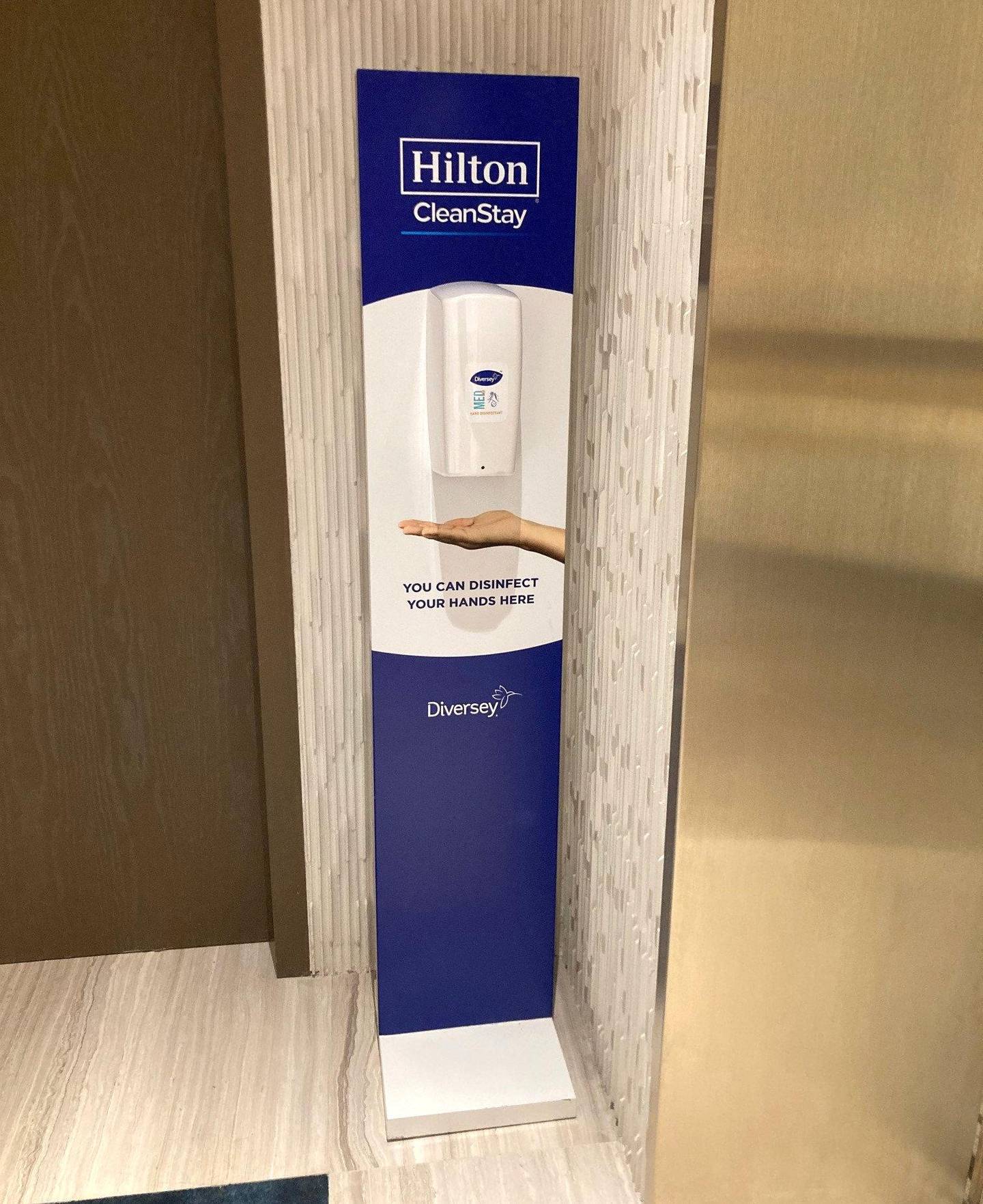 The Hilton CleanStay programme ensures a sense of safety throughout the hotel. 