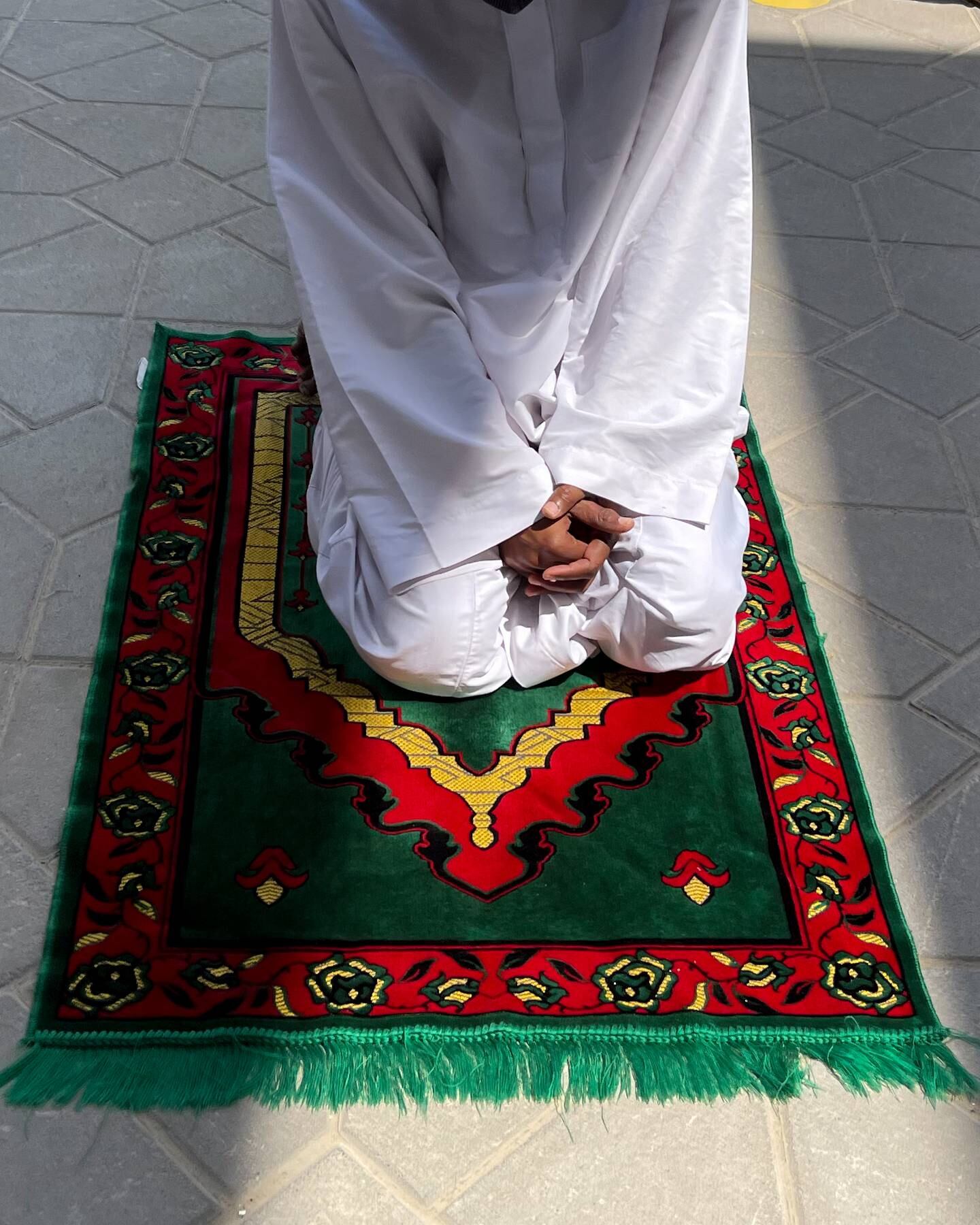 Documenting Friday prayers in Dubai has become a weekly hobby for Aqib Anwar. Photo: Aqib Anwar