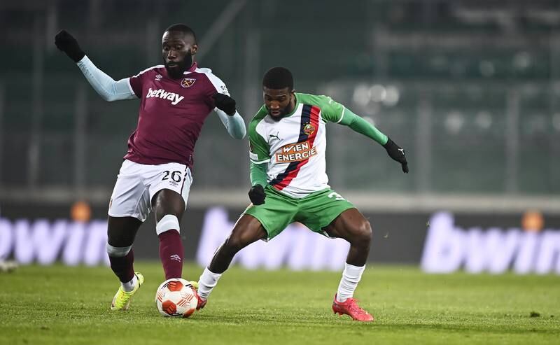 Arthur Masuaku: 7 - The left-back showed the most attacking intent down the flank and the Rapid defenders couldn’t handle him. He put in a teasing cross, beating the whole defence, but Bowen dragged the effort wide. EPA
