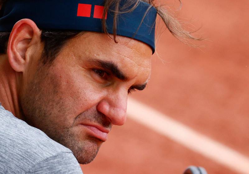 Roger Federer at the Tennis Club de Geneve. Reuters