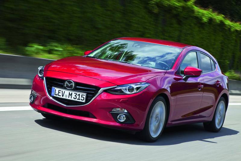 The Mazda 3’s curvaceous design, coupled with an abundance of kit inside and affordable prices, make it one of the best options in its class. Courtesy Newspress
