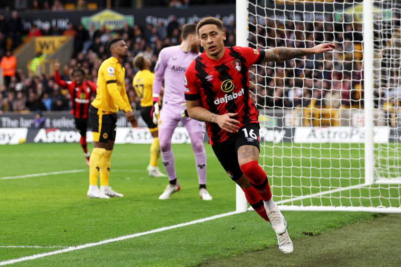Bournemouth v Manchester City (9.30pm): By dropping two points at Nottingham Forest last week, City allowed Arsenal to extend their lead at the top and third-place Manchester United to gain ground below them. The Cherries moved out of the bottom after beating Wolves in what was only their second away win of the season. Prediction: Bournemouth 1 City 4. Getty