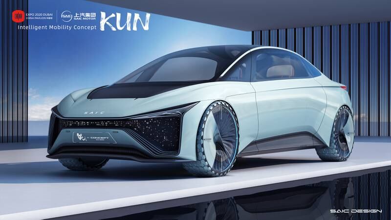The Kun concept car at Expo 2020 Dubai. All photos: SAIC