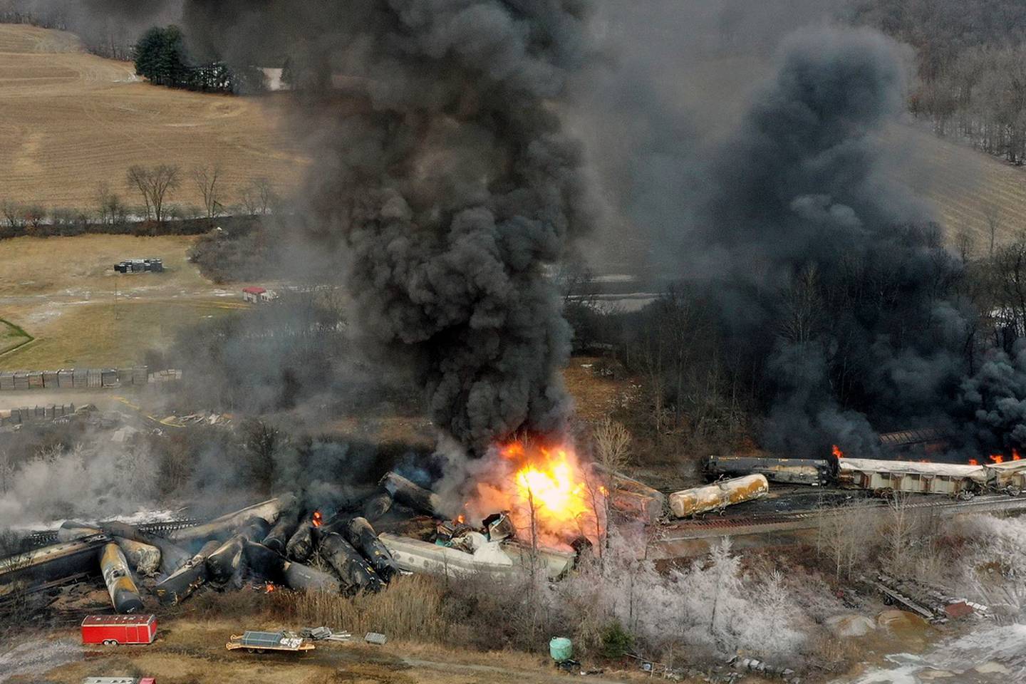 Residents near Ohio derailment diagnosed with bronchitis due to chemicals