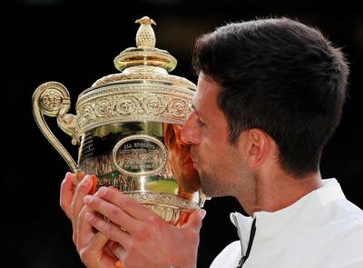 2019 Wimbledon final: Novak Djokovic survived two match points to successfully defend his Wimbledon title, shattering Roger Federer's bid to become the oldest grand slam champion in the longest final ever played at the tournament. Reuters