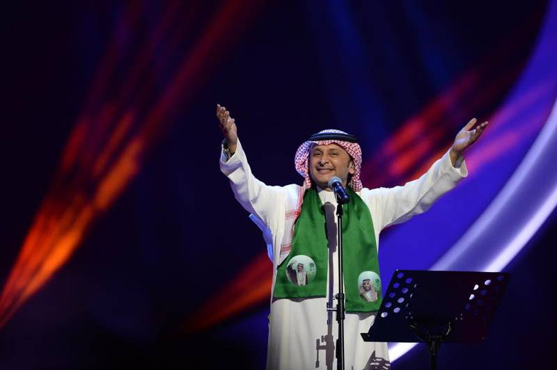 Saudi Arabian singer and composer Abdul Majeed Abdullah has released numerous albums over his lengthy career and his track 'Ensan Akthar' features on the Dubai Fountains' playlist.  Facebook / Abdul Majeed Abdullah
