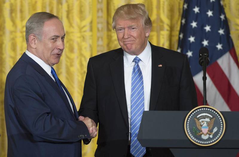 While Donald Trump has embraced Israel, he has a questionable record on anti-semitism. Saul Loeb / AFP Photo