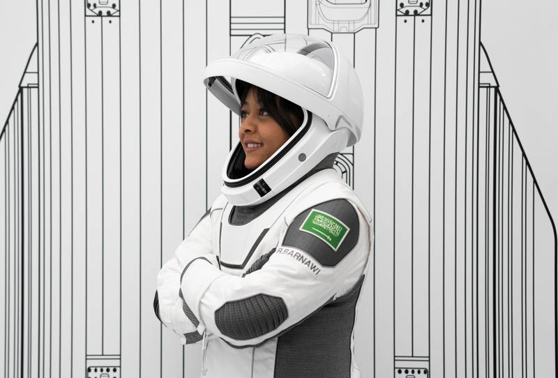 Die saudische Astronautin Rayyanah Barnawi.  Foto: Axiom Space