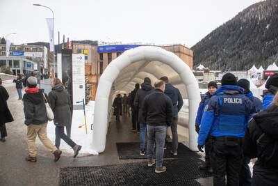 The Davos Congress Centre is the venue of the WEF's Annual Meeting. Reuters