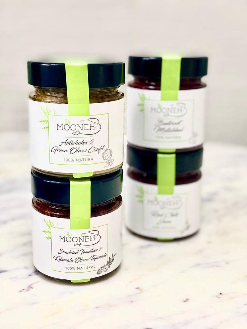 Vegetable jams from Mooneh