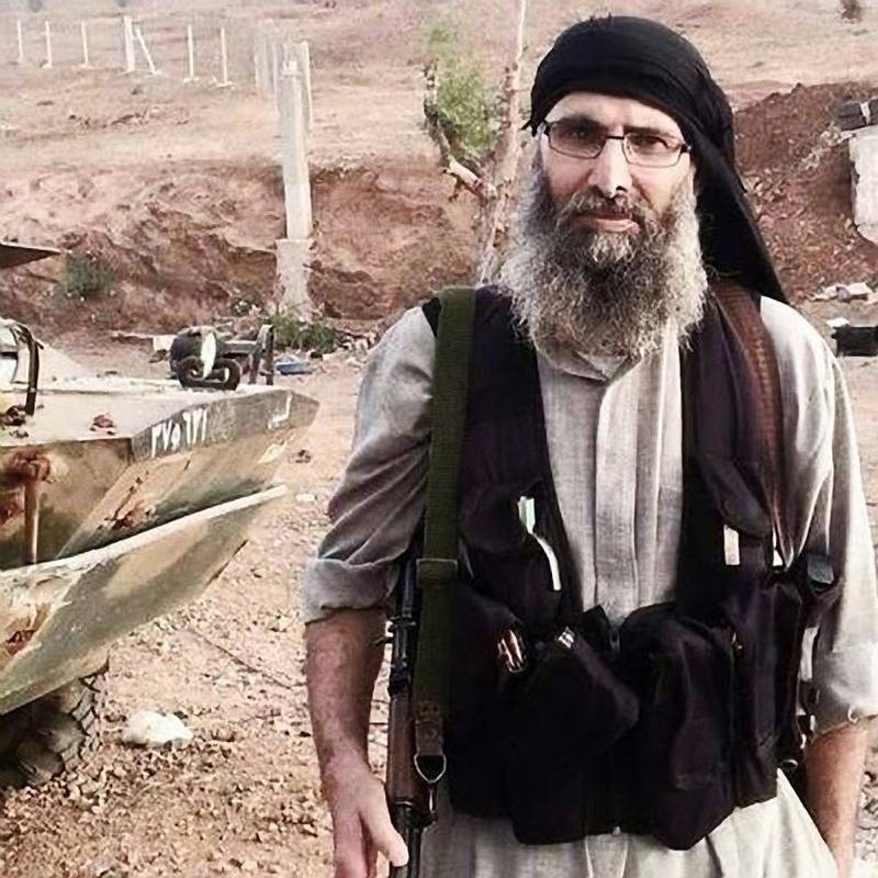 Mohammad “Abu Ali” Al Baridi, more commonly called Al Khal, or “the uncle” is pictured in this undated photo. He was held to be central to efforts by ISIL to seize control of Syria’s south. 