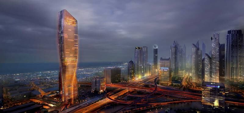 A rendering of Wasl Tower. Photo: Wasl