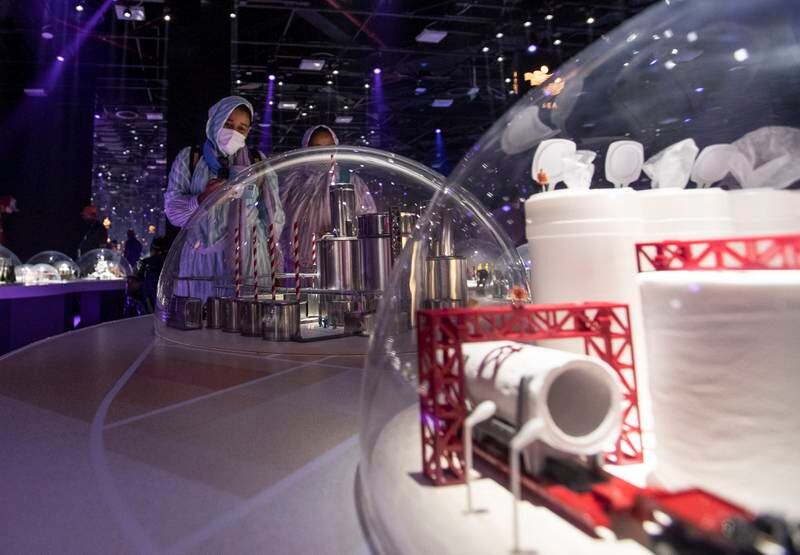 The exhibition on Japanese innovation drawn inspiration from both nature and traditional culture.