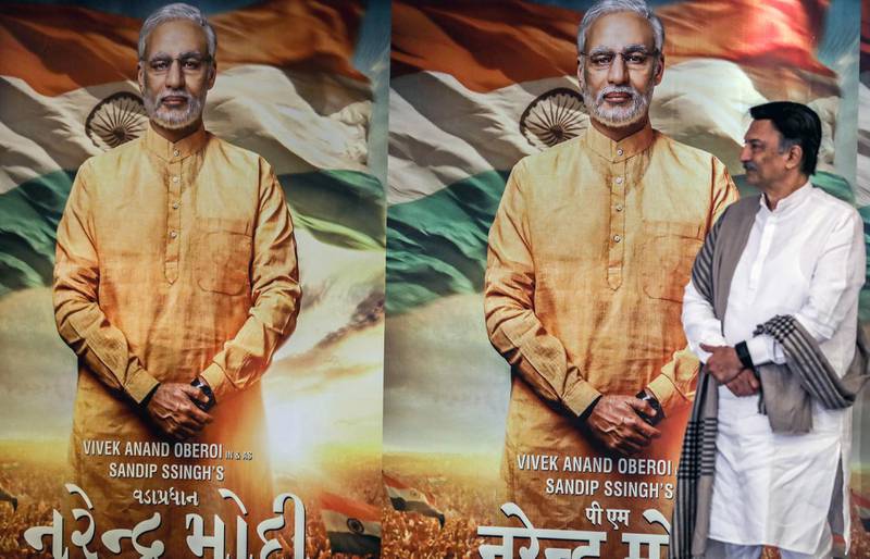 epa07493435 (FILE) - Indian film producer Suresh Oberoi attending a poster launch for the film 'PM Narendra Modi', a biopic on Indian Prime Minister Narendra Modi, in Mumbai, India, 07 January 2019 (reissued 09 April 2019). According to media reports, the Supreme Court on 09 April 2019 dismissed a petition seeking a delay in the release of the Bollywood biopic of the Indian prime minister. The film is scheduled for release on 11 April 2019, coinciding with the national elections.  EPA/DIVYAKANT SOLANKI