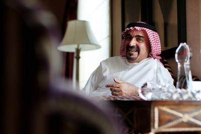 Ali Rashid Lootah, the chairman of Nakheel at his office near the Palm Jumeirah in Dubai. Christopher Pike / The National