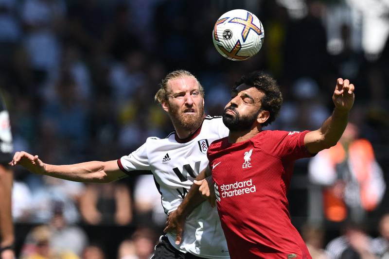 Mohamed Salah - 8

Fulham did their best to stop the Egyptian but he would not be denied. He set up the first Liverpool goal and scored the second. A constant threat. AFP