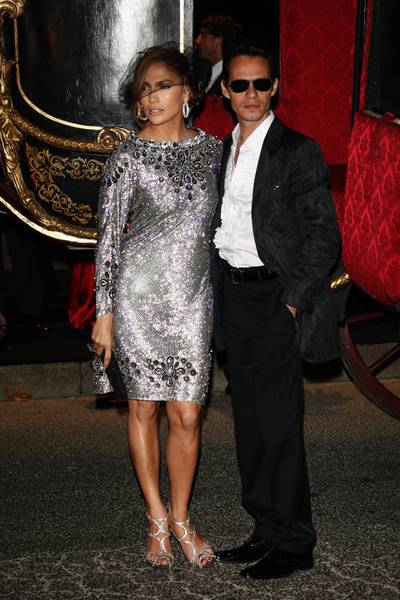 MILAN, ITALY - SEPTEMBER 25:  Jennifer Lopez and Marc Anthony attend "Golden Age", Dolce & Gabbana party to celebrate Domenico Dolce 50th anniversary, at Principe of Savoia Hotel on September 25, 2008 in Milan, Italy.  (Photo by Vittorio Zunino Celotto/Getty Images)