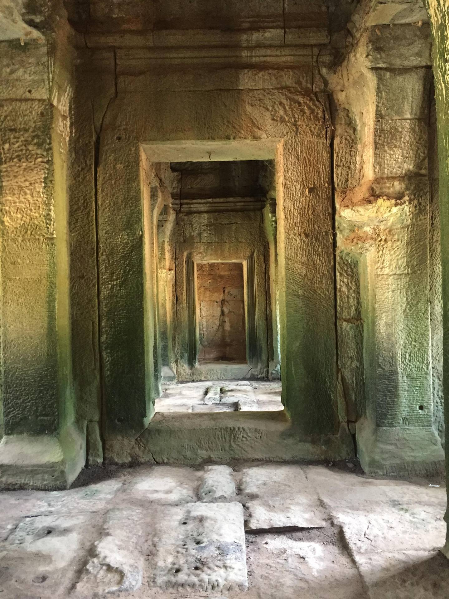 Wandering inside the historic temples of Angkor. Rosemary Behan