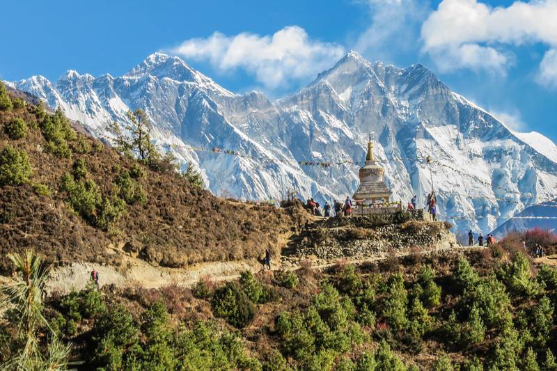 Nepal is open to tourists, and those with Covid vaccinations do not need to take pre-departure Covid-19 PCR tests. Unsplash