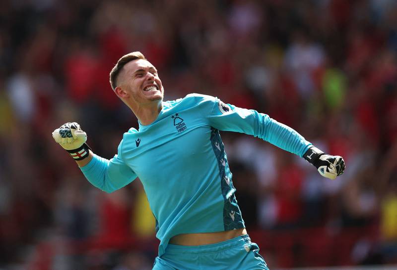 NOTTM FOREST RATINGS: Dean Henderson - 9. Produced some superb saves, including a block to deny Tomas Soucek just after the start of the second half. The Englishman kept his side in front after reading Declan Rice’s penalty with a save low to his right after 65 minutes. Reuters