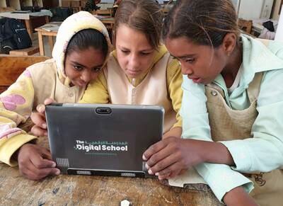The Digital School in Dubai aims to collect 10,000 devices for underprivileged children.  Wam