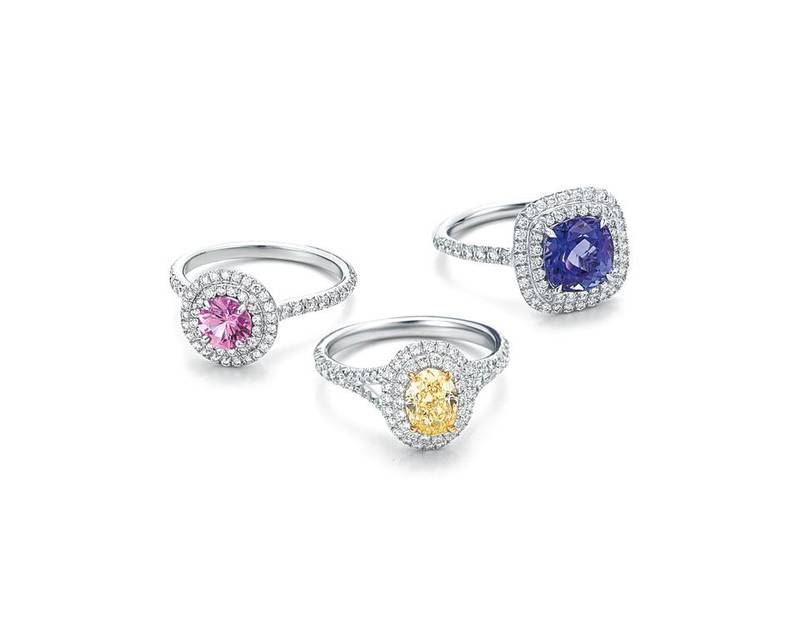 Tiffany Soleste rings. Courtesy of Tiffany