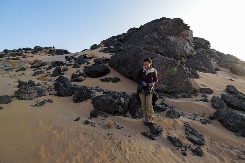 Saudi explorer Reem Philby also works for Kaust, who attended the expedition's arrival
