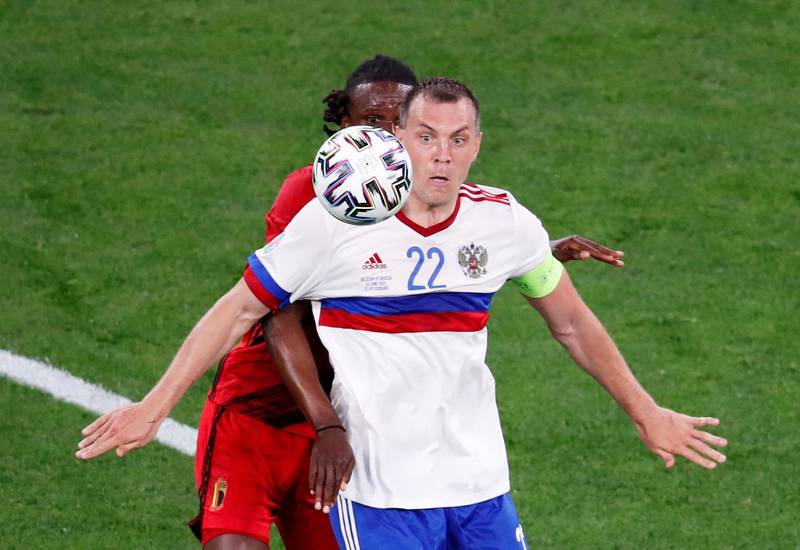 Artem Dzyuba: 7 - The target-man looked like the main threat for his side, winning flick-ons and holding the ball up well. He got very little service in the box, though. Reuters
