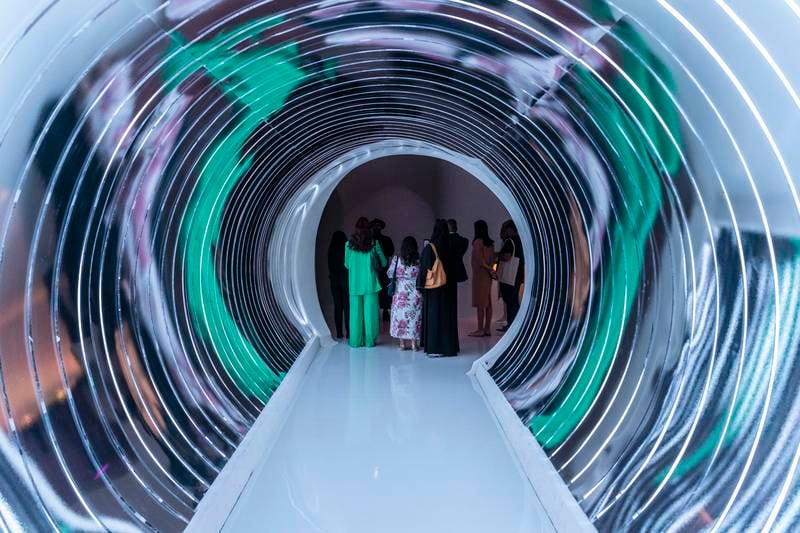 Aya, a new immersive light-and-show park, is opening in Dubai on Saturday at Wafi City mall. All photos: Antonie Robertson / The National
