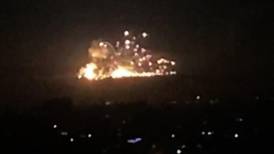 Israeli strikes near Damascus injure four soldiers