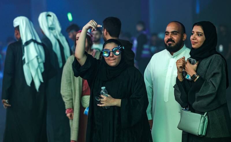 The Soundstorm music festival in Banban, on the outskirts of Riyadh. AFP