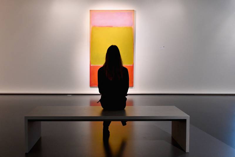 Mark Rothko's 'No. 7' is part of the Macklowe Collection. AFP