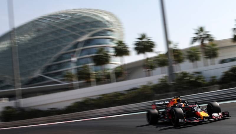 Dutch Formula One driver Max Verstappen of Red Bull Racing in action during a post-season test session at Yas Marina Circuit in Abu Dhabi. EPA