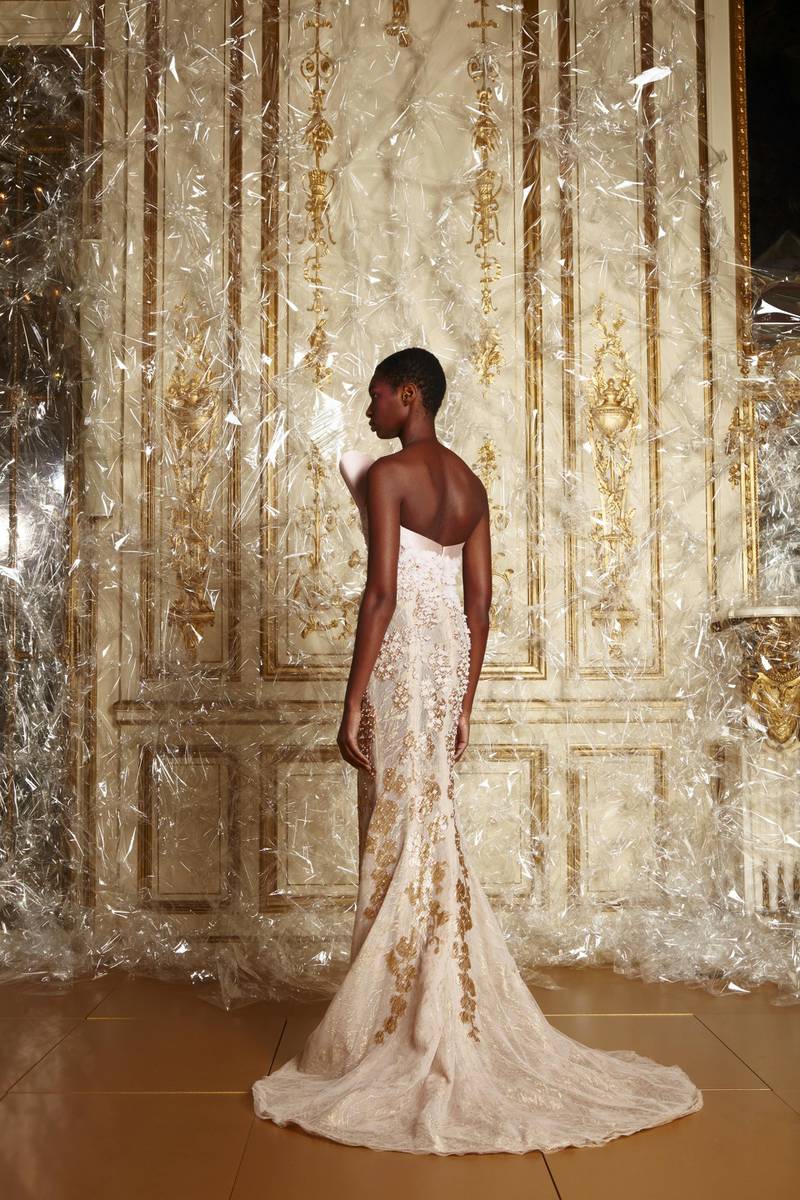 Precious handwork in the designer's spring 2020 couture collection