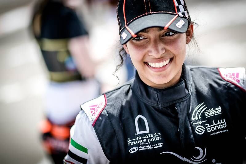 A handout photo of Amna Al Qubaisi (Courtesy: Abu Dhabi Racing) *** Local Caption ***  sp28ap-briefs-alqubaisi.jpg