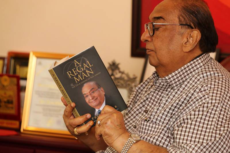 Dubai, United Arab Emirates - Reporter: Ramola Talwar. News. Vasu Shroff, the founder of the Regal Group, the Indian High School, India Club, temple in Bur Dubai has written a book about life in the Emirates before the Union in the 1960s and why and how he set up education, recreation and religious organisations for residents in the early days. Wednesday, April 7th, 2021. Dubai. Chris Whiteoak / The National