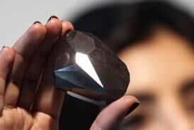 Rare black diamond unveiled in Dubai thought to be billions of years old