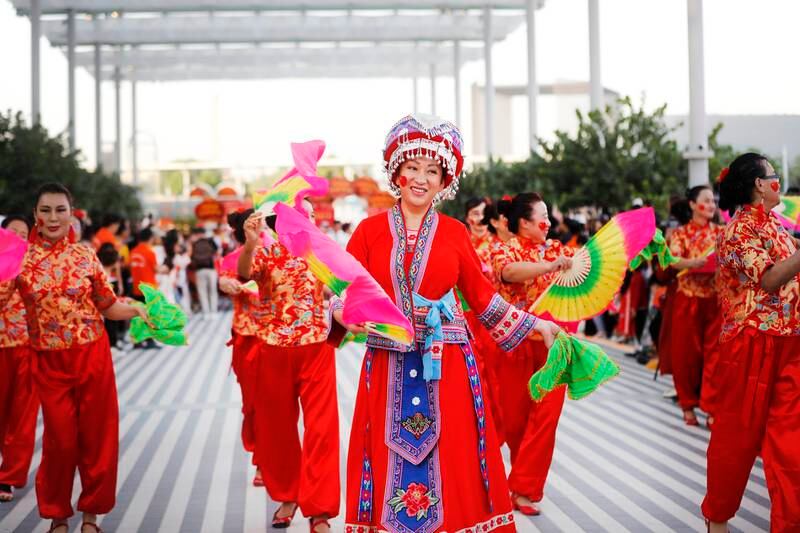 Celebrations to mark the beginning of the Year of the Rabbit at Expo City in Dubai. All images: Ruel Pableo for The National