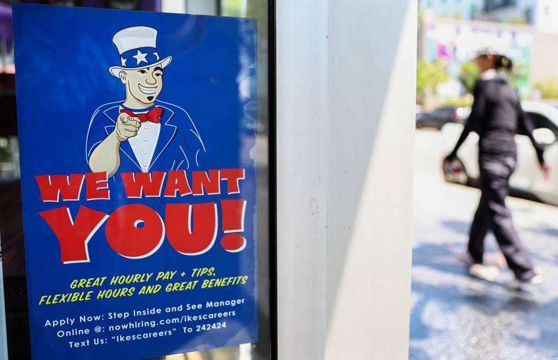The US economy added 528,000 jobs in July, data from the Labour Department showed. AFP