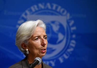 IMF managing director Christine Lagarde said improving access to credit for SMEs could boost regional economies and create jobs. AFP